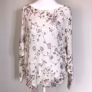 Anna Melani Floral Vine Sweater Size Medium​​​